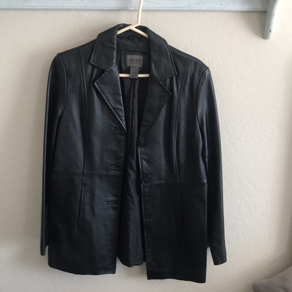 Genuine Black Leather Jacket